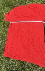 Wear The Peace Unisex Adult Heavy Tee Red Palestine *flaw