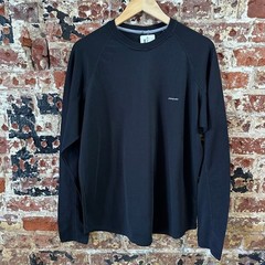 Patagonia Capilene Midweight Crew Base Layer Top Mens XL Black Long Sleeve Shirt