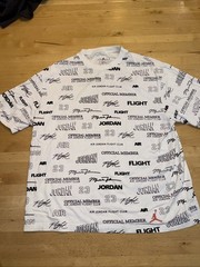 ADULT SIZE S AIR JORDAN FLIGHT CLUB #23 WHITE SHORT SLEEVE LOGOS T-SHIRT MJ AIR
