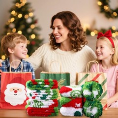 Fluffy Socks Women Men Cozy Fuzzy Winter Warm Supply Festival Party Holiday