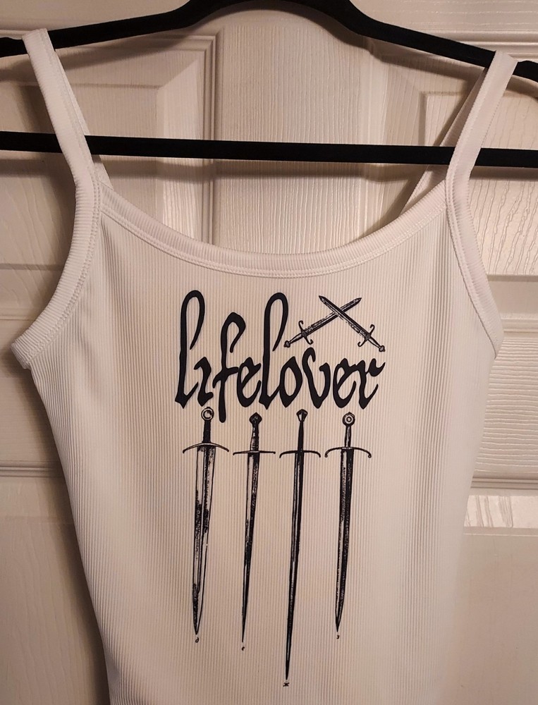 Lifelover tank top dagger design lifelover shirt life lover crop top or cropped