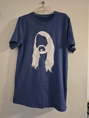 Moist Penguinz0 Charlie Head Tee Blue Short Sleeve Tshirt Sz L More Like medium