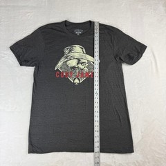 Cody James Graphic Tee Mens L Charcoal Gray Skull Cowboy Hat Spade Western Shirt