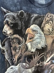 The Mountain/3D TEES Wilderness Animals Short Sleeve Shirt – MEN’S SIZE LARGE