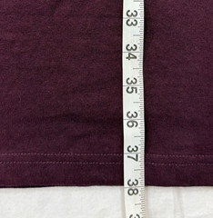 Men’s 4XL Tall Maroon Carhartt K87 Loose Fit Short Sleeve Pocket Cotton T-Shirt