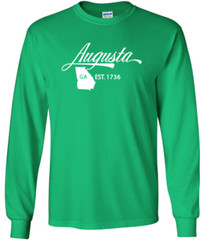 Augusta Georgia State T-Shirt Long Sleeve Graphic Tee Unisex Apparel Design