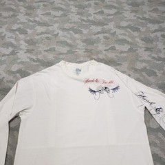 Hook & Tackle Shirt Mens Large White Pullover Long Sleeve Fishing Outdoors