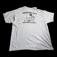 Vintage Mens XXL Tripoli Rocketry West Palm Beach Florida T Shirt Distressed