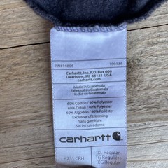 Carhartt K231 Original Fit Long Sleeve Logo Sleeve Shirt XL Regular Gray