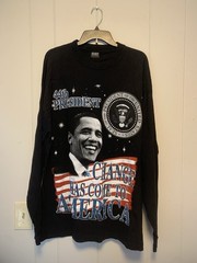 Sun Wear Barack Obama 44th President Graphic Tee Men’s 3XL Black Crew Neck
