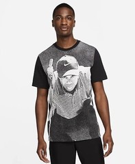 Nike Golf Tiger Woods Poster T-Shirt Black DQ8129-010 Men’s Size L