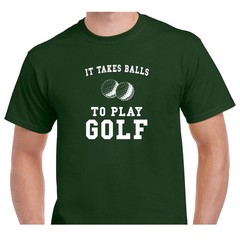 Brand New IT TAKES BALLS TO PLAY GOLF TSHIRT Golf ball CADDYSHACK Pga SM-5XL