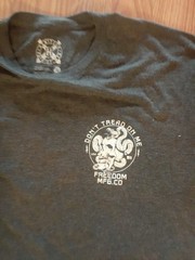 Howitzer 50/50 Don’t Tread On Me T-SHIRT, GRAY