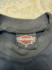Size M 1991 Vintage 3D Emblem Harley Davidson T-Shirt Panther Motorcycle 90s USA