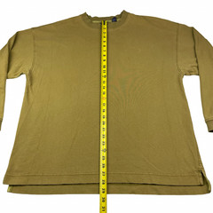 VTG GAP Men’s 100% Cotton Heavyweight L/S Tee T-Shirt Brown • USA • XL