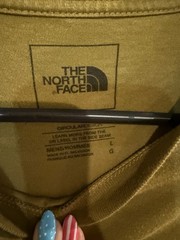 North Face Long Sleeve Tee Mens Large In Utility Brown