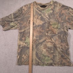 Liberty Shirt Mens Large Brown Camo Pocket Tee Hunting Advantage Outdoor