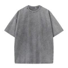 Oversized Washed T-Shirt Mens 100% Cotton Gym Fitness Loose Drop Shoulder Tee