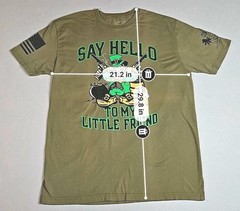 Grunt Style Shirt Adult XL Green Leprechaun Say Hello To My Little Friend Tee