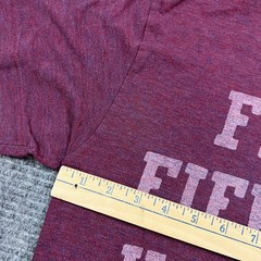 Vintage HOMAGE Men’s Crimson M Harvard Fight Fiercely Graphic T-Shirt Blend