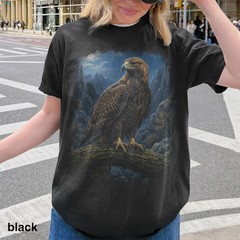 Golden Eagle Moon Comfort Tee Shirt Nature Wildlife Animal Soft