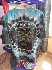 Grateful Dead & Company Liquid Blue 2021 Tour T Shirt Size XL Blue Black Tie Dye