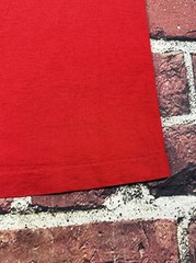 Vintage BVD Blank Red Pocket T-Shirt Men’s Large Single Stitch Made In USA 90s