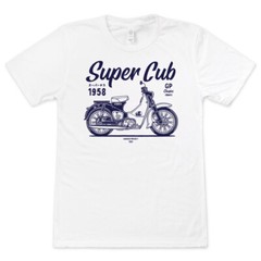 Classic Honda Super Cub Motorcycle T-Shirt