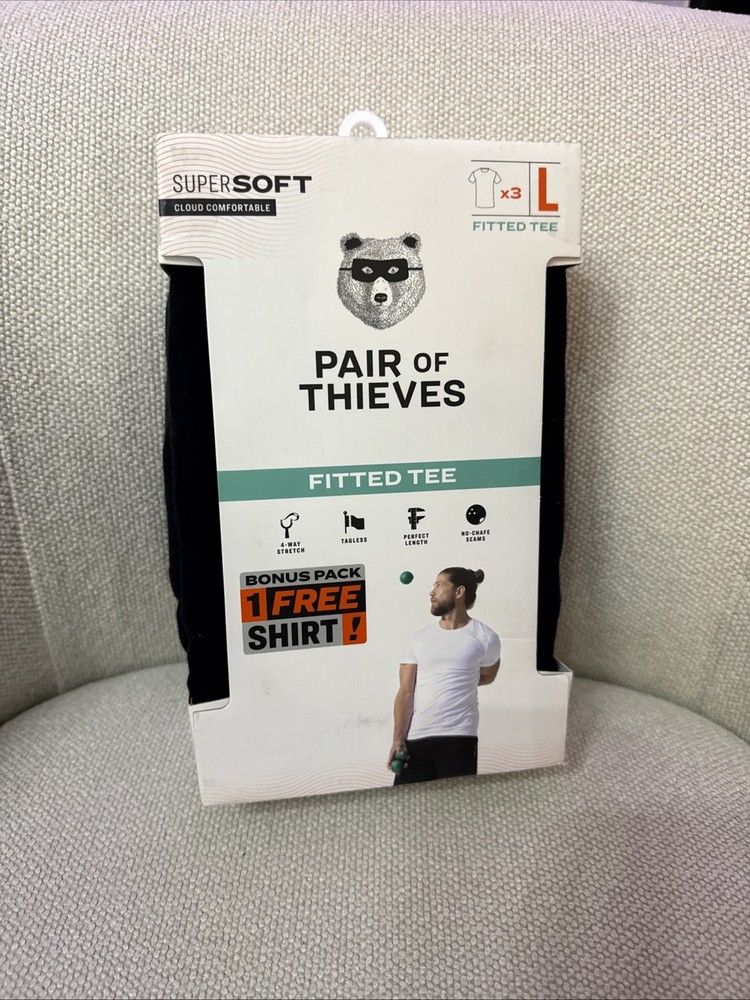 Pair Of Thieves 3 Pack Fitted Tees