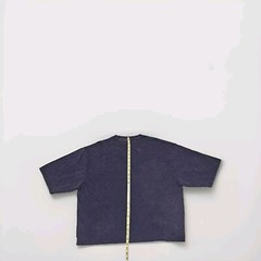 YoungLA #4018 Sample PC Foundation Cropped Tee SZ LG Oversized DRIP Logo Nwst