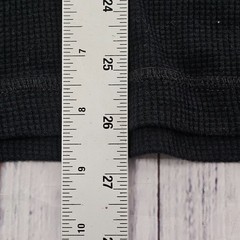Old Navy Soft-Washed Black Long Sleeve Tri-Blend Thermal T-Shirt Men’s M