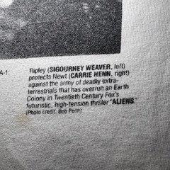 Aliens Movie 1986 Double Sided T Shirt Large Men’s