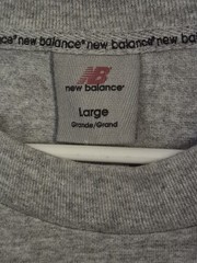 New Balance Men’s Gray W/ Red & Black Logo Short Sleeve Crew Neck T Shirt Large