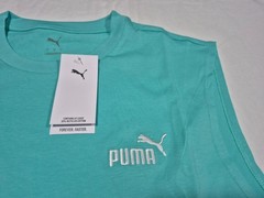 Puma Mens ESS # 1 Training Sports -Faster Tank Training Tank top Aquatic Blue