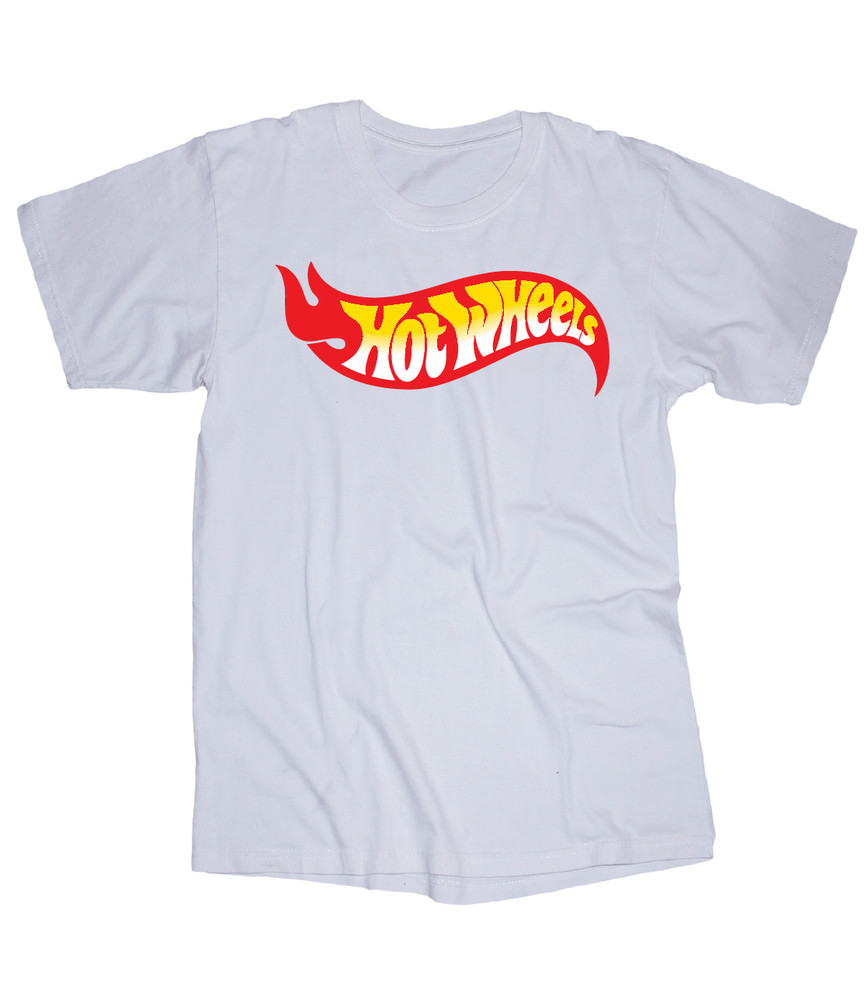 Hot Wheels Logo white t-shirt