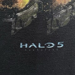 2010s Halo 5 Guardians T Shirt Mens Size Large Black Microsoft Video Game