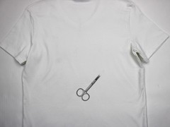 $130 Tom Ford Jersey V-Neck T-Shirt Mens M White Short Sleeve Stretch Cotton