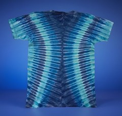 *New* 2XL – Sm Handmade Tie Dye, Bender Blue, Crew or V-Neck