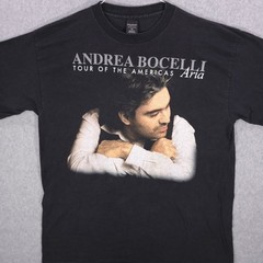 Andrea Bocelli Tour of the Americas Aria Tenor Opera Music Promo Shirt Mens XL
