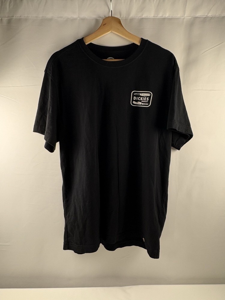Dickies Workwear Black Graphic T Shirt Large Utility Skater Tee