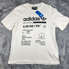 ADIDAS Originals Kaval Graphic Tee T-Shirt Mens Medium Trefoil Top Oversized NWT
