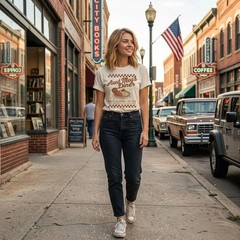 Aunt Meg’s Diner T-Shirt – Vintage 90s Movie Inspired Graphic Tee – Retro Wakita