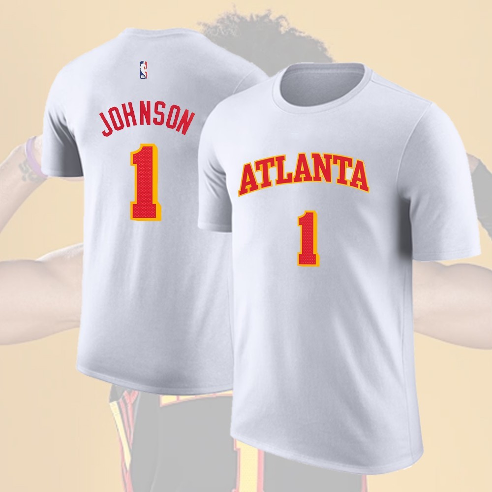 ❤️‍🔥FASTSHIP- JALEN JOHNSON #1 Atlanta Basketball Team Name & Number For Fans