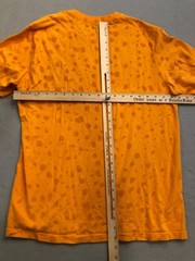 Nike Shirt Men’s Medium Bright Orange Patterned Cotton Truck Logo Tee