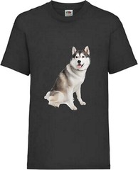 Husky Dog Pet Family Novelty T Shirt Various Colours And Sizes