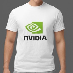 NVIDIA Logo T Shirt Unisex Graphic Tee Casual Short Sleeve Top Men Women