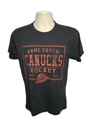 Vancouver Canucks Hockey since 1970 Adult Small Gray TShirt