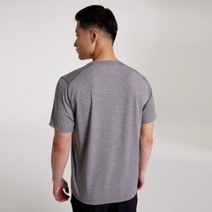 VRST Men’s Short Sleeve Icon Tee Silver Shadow Heather Size L