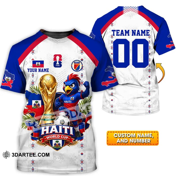 Unisex Shirt – Custom Haiti World Cup 2026 Men Women 3D Shirt S-5XL WA5890