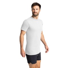 Men’s 3 Pack – USA Poly/Cotton Military Tee, White, Large
